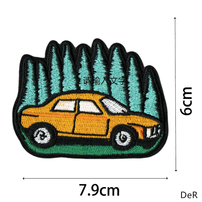 9089 Popular Badges 10 Pcs Embroidered Patches Iron Sew Clothing Hat Bag Shoe Repair Material Phone Gift Box Decor DIY Accessory