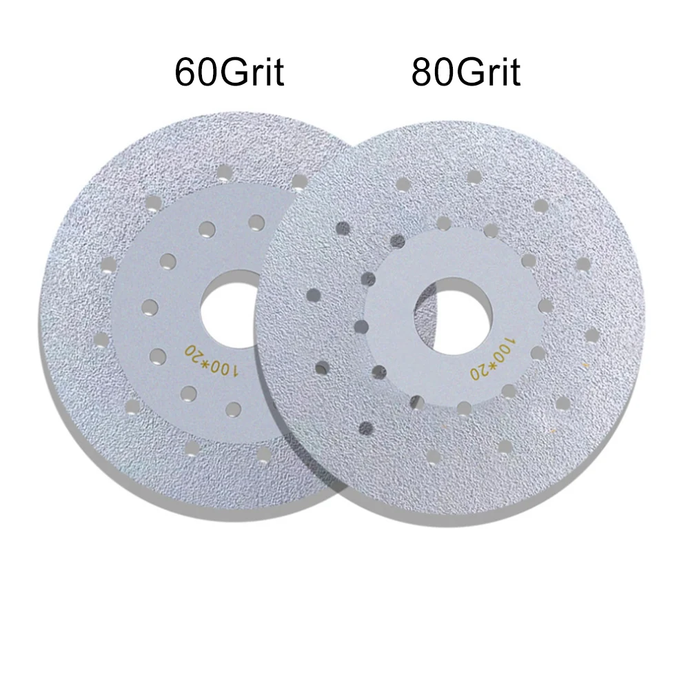 60 Grit Optional Diamond Saw Blade 100mm Saw Blade High Density Emery Improve Work Efficiency Multi-hole Design