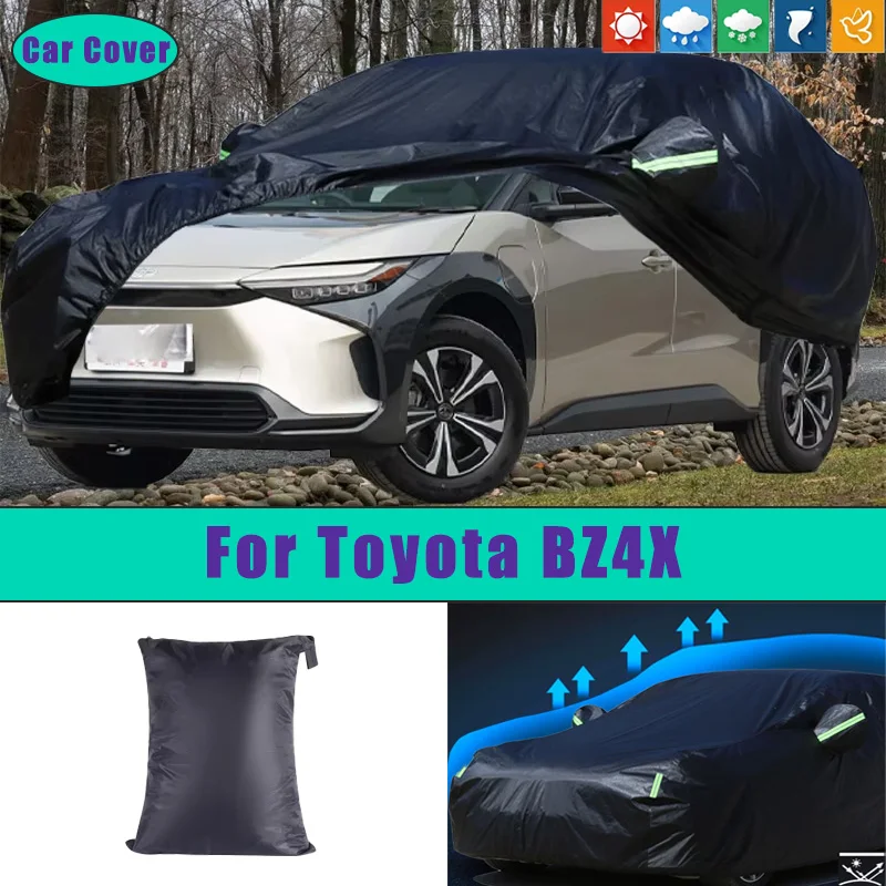 

For Toyota BZ4X Car Full Outer Covers Outdoor Waterproof Dustproof Sun Rain Snow Protection Exterior Car Accessories
