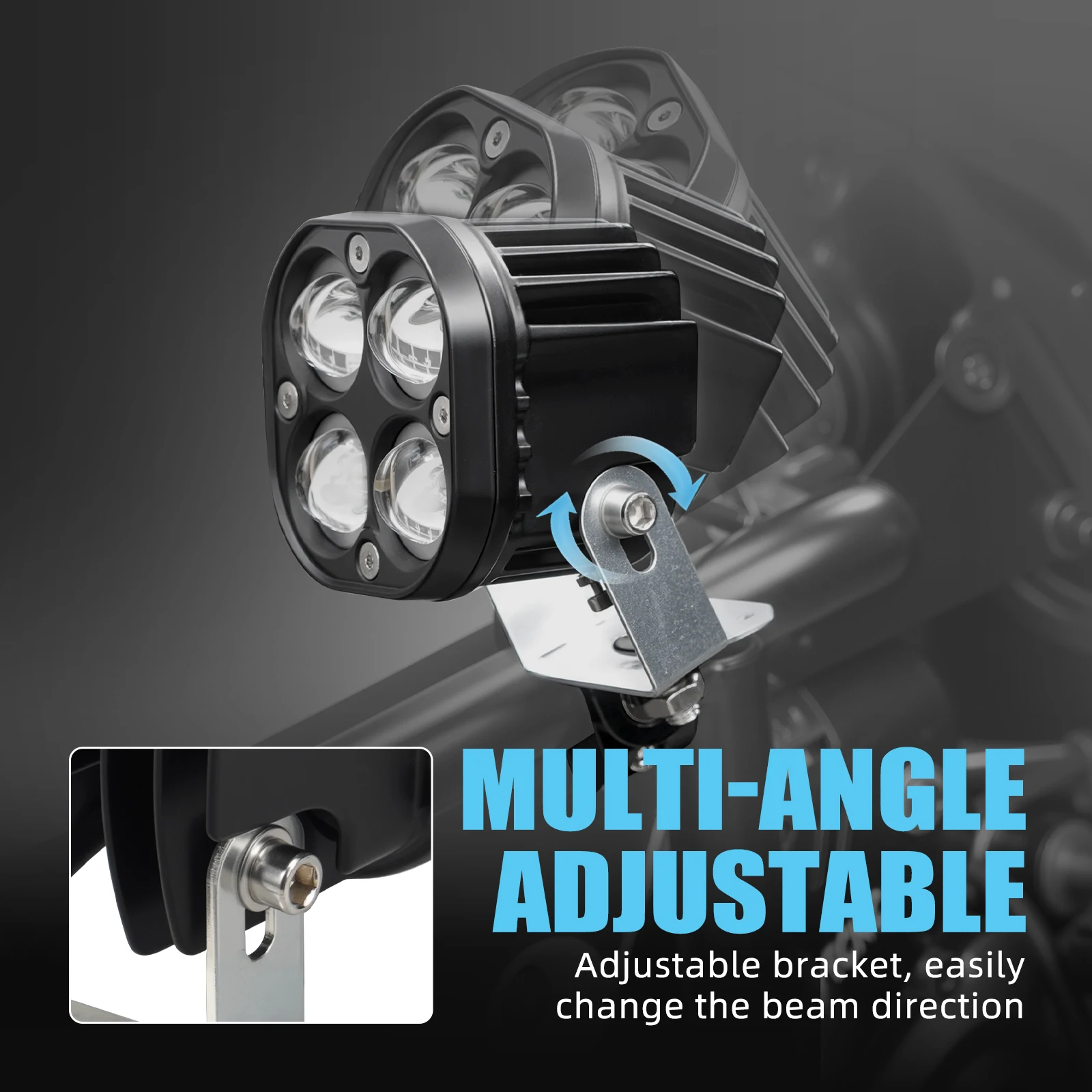 Para Yamaha Tenere700 XTZ 700 2019-2024 Kit de iluminación frontal faro LED luz de conducción TENERE 700 XTZ700 T700 World Raid 2022-24