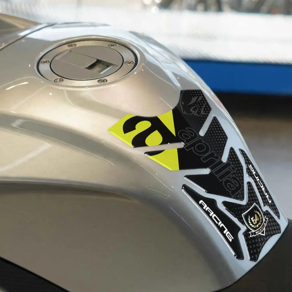 3D Fuel Tank Pad Sticker Motorcycle Protector Decal Accessories for Aprilia Rs660 RSV4 APR Tuono V4 RS 50 125 150 Shiver750 900 view 3