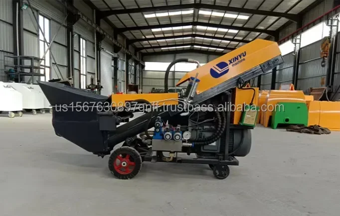 Good Quality Construction Concrete Pump T-inclined concrete conveying pump