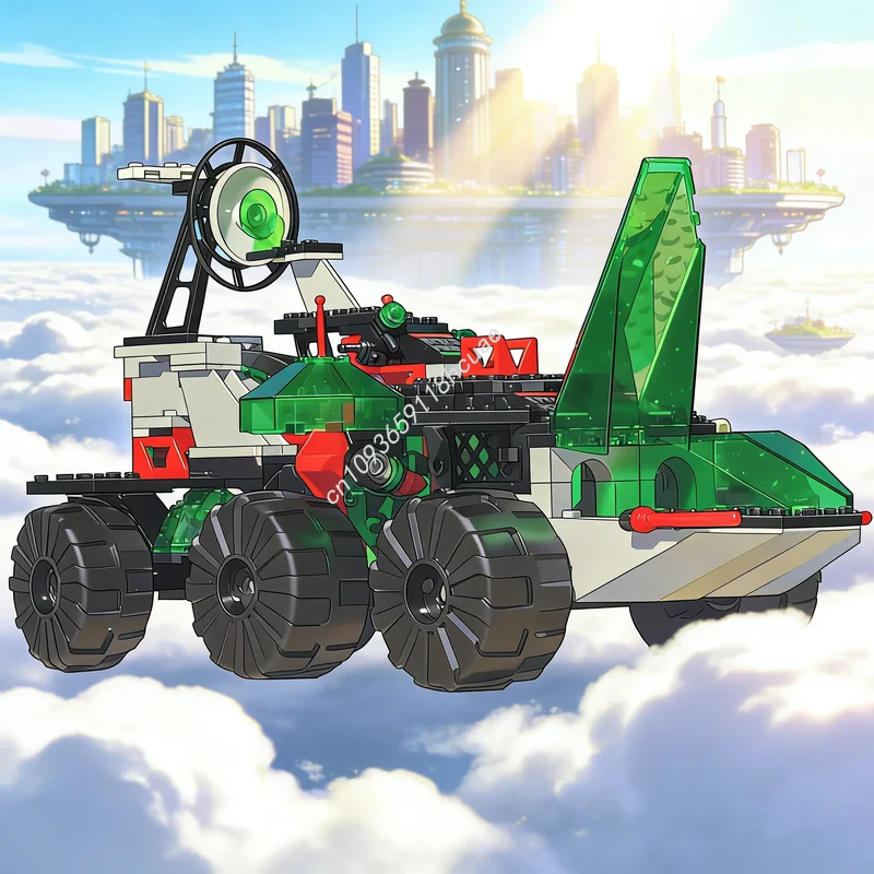 

253pcs MOC Space Police Mobile Base II Model Building Blocks Architecture Assemble Toys Christmas Gift DIY Creative Education