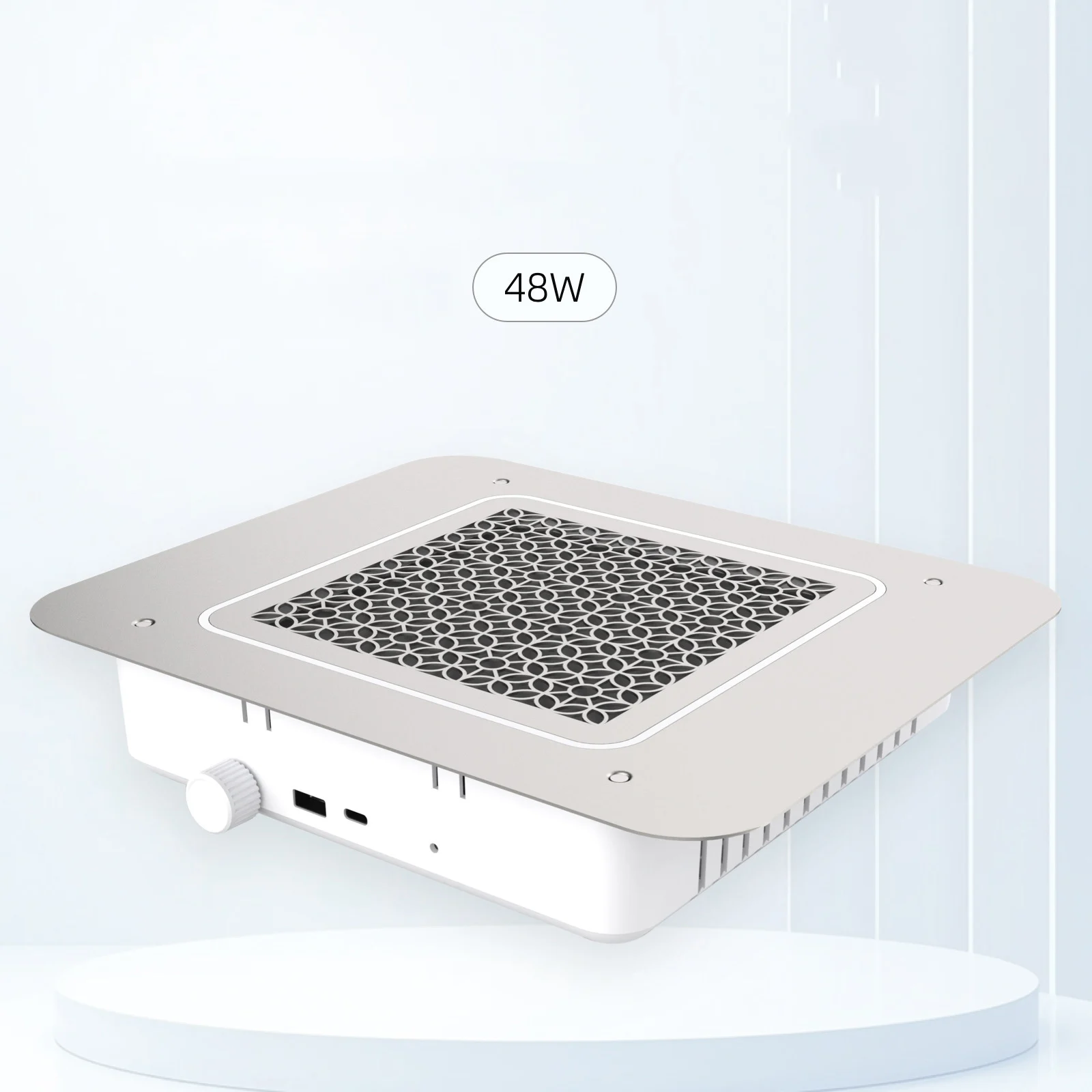 Adjustable Speed Electric Embedded Dust Collection Salon Machine Strong Powerful Nail Vacuum Nail Dust Collector For Table