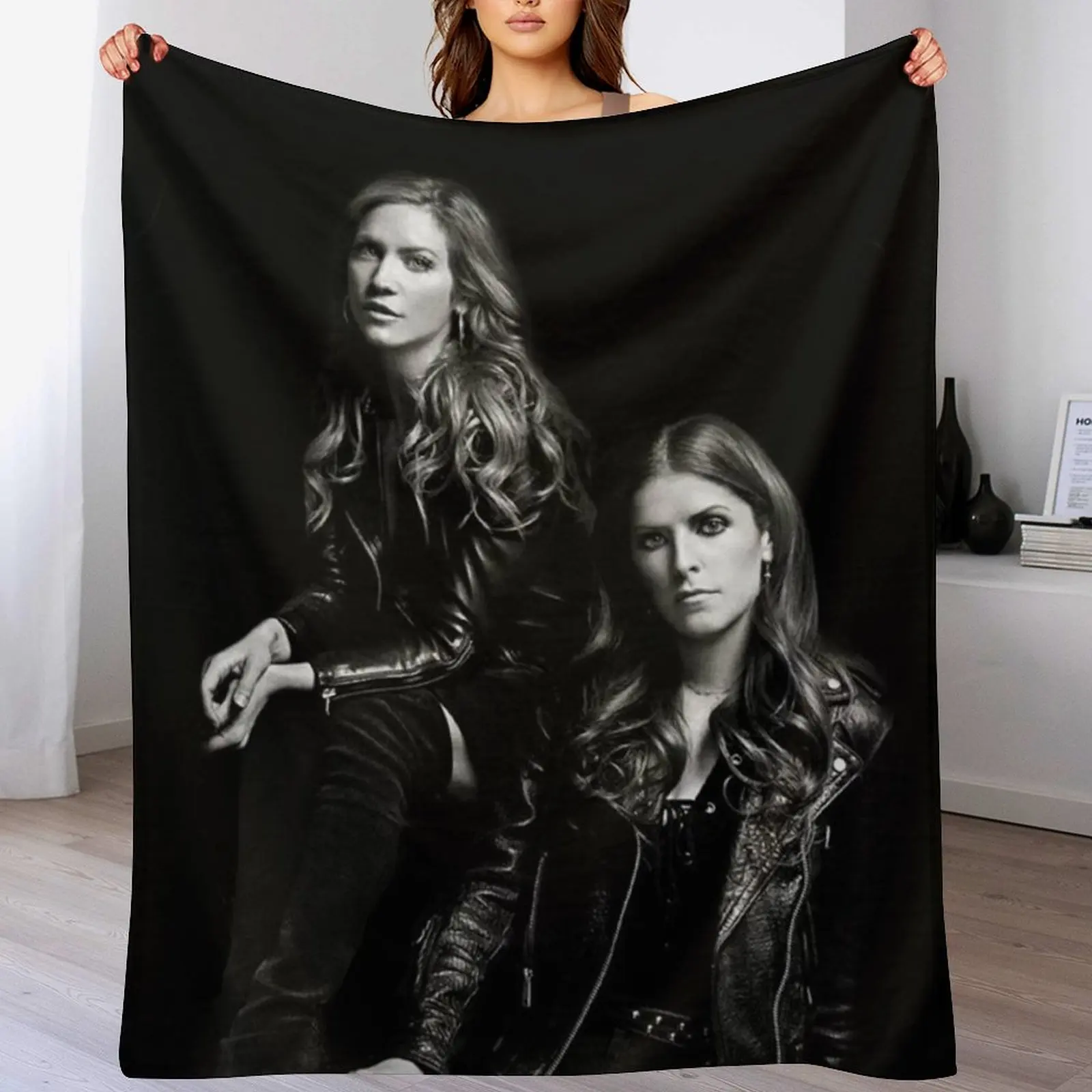 

Bechloe PP3 Black BG Throw Blanket Hair Warm Tourist Soft Beds Blankets