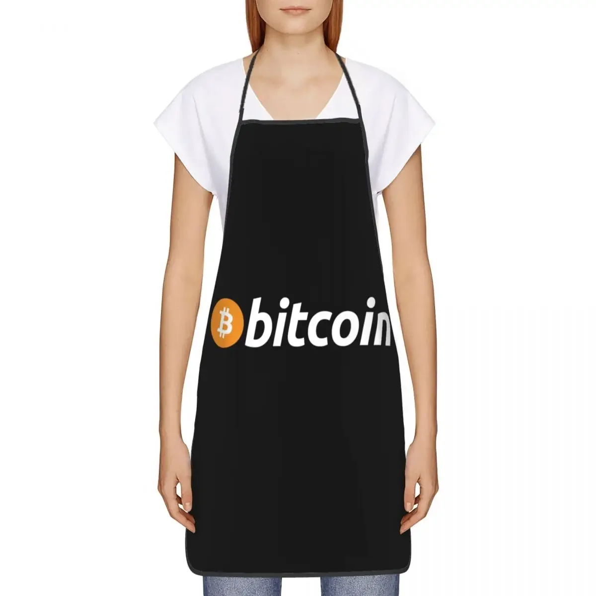 Bitcoin Crypto Cryptocurrency Btc Aprons Men Women Bitcoin Ethereum Blockchain Adult Kitchen Chef Bib Tablier Cuisine Cooking