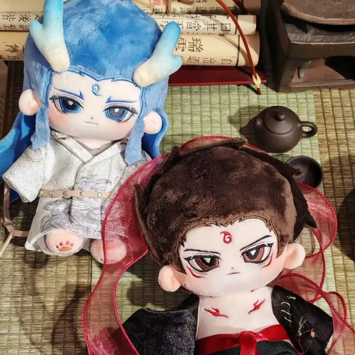 2025 Anime Movie Ne Zha 2 Aobing Nezha Peluche Corpo della bambola di pezza Cosplay Cartoon Dress Up Figure giocattolo Bambole 20 cm Regalo di compleanno