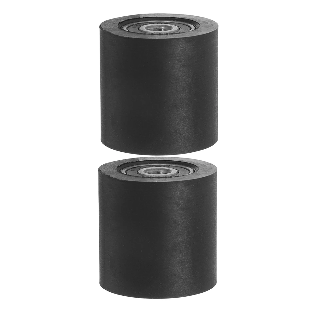 

2pcs Bearing Pulley Roller Bearings System Conveyor Wheels Pulleys Rubber Sleeve Furniture Hardware Sliding Doors Heavy Load