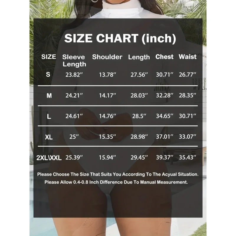 

Женский комбинезон с высоким воротником и длинными рукавами, стильный, с принтом в виде сердечек, облегающий, 1 шт., для повседневных выходов, модный, с граффити-принтом