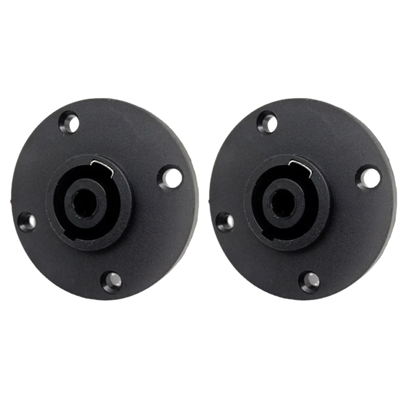 T8WC Sturdy Connection  Speaker  Twist Lock 4 Pole Round 4-Pin Panel Mount  Speaker Twist Lock Female Speakon