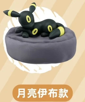 New In Stock Pokemon Eevee Sleeping Position Series Blind Box Sylveon Umbreon Flareon Jolteon Anime Desktop Decoration Model Toy image 3