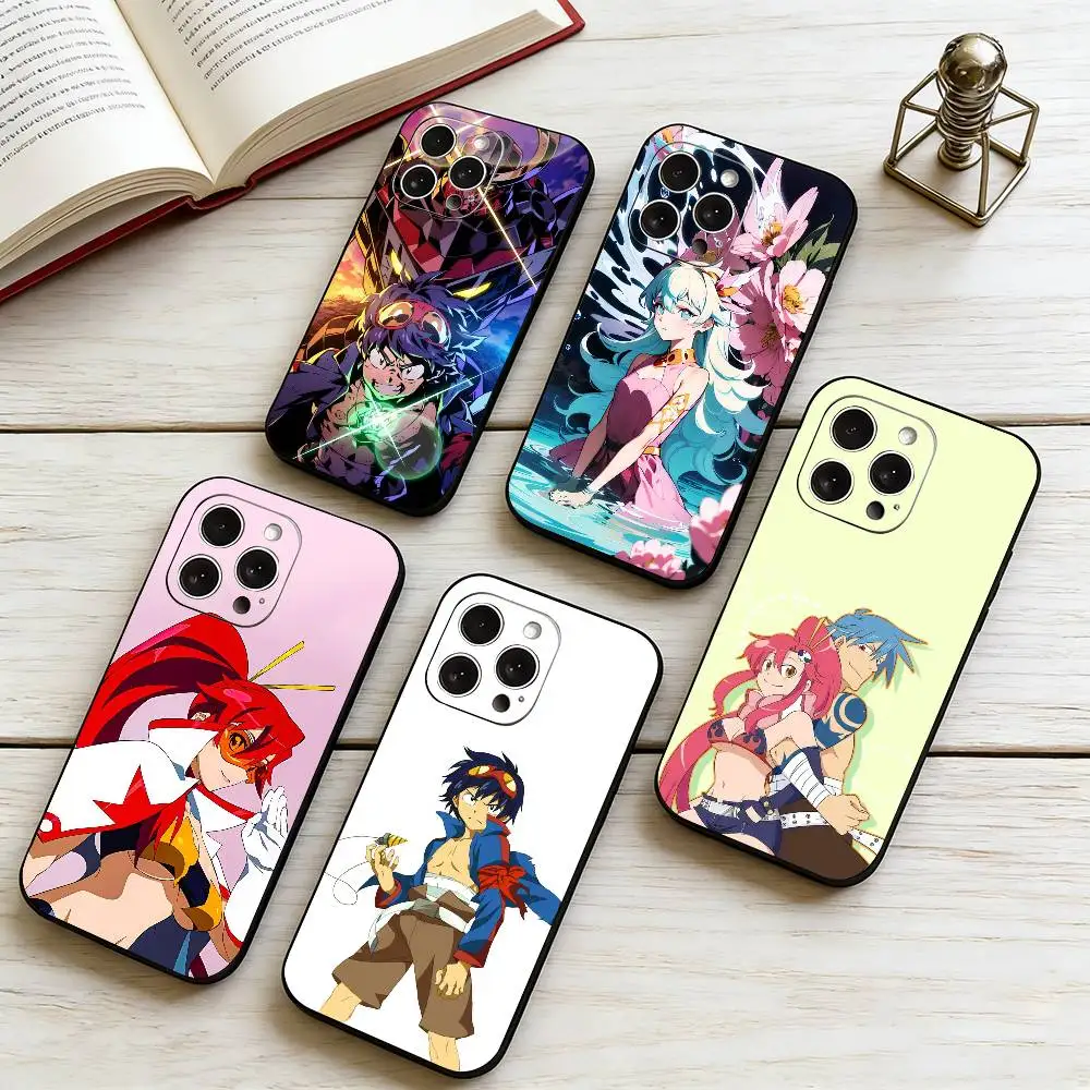 

Tengen Toppa Gurren Lagann Phone Case Silicone Soft For IPhone 17 16 15 14 13 12 11 X XR Plus Pro Max Plus