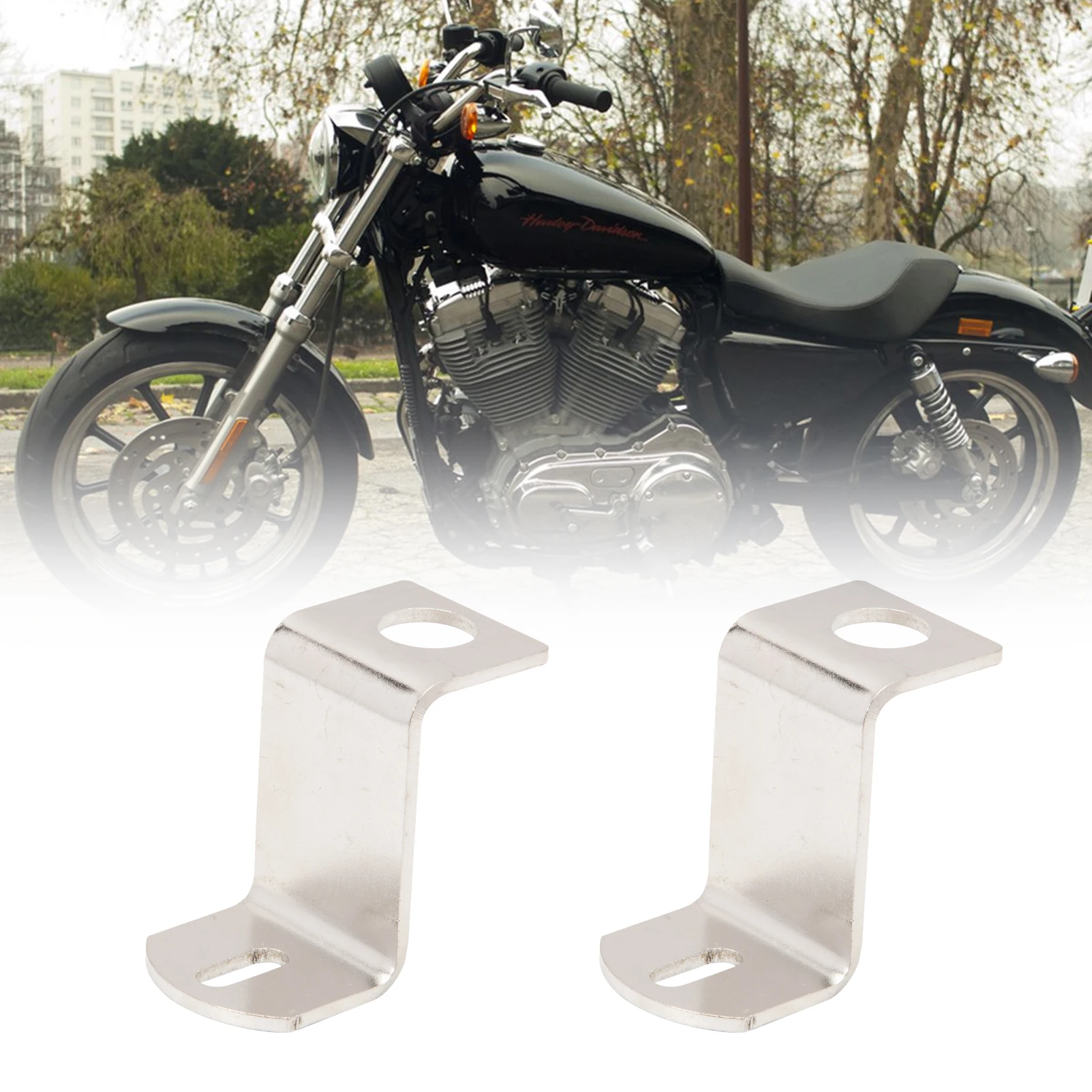 

90801-95 2 шт. кронштейн для крепления сумки для 1995-2005 Harley-Davidson Electra Glide/Road King/Tour Glide