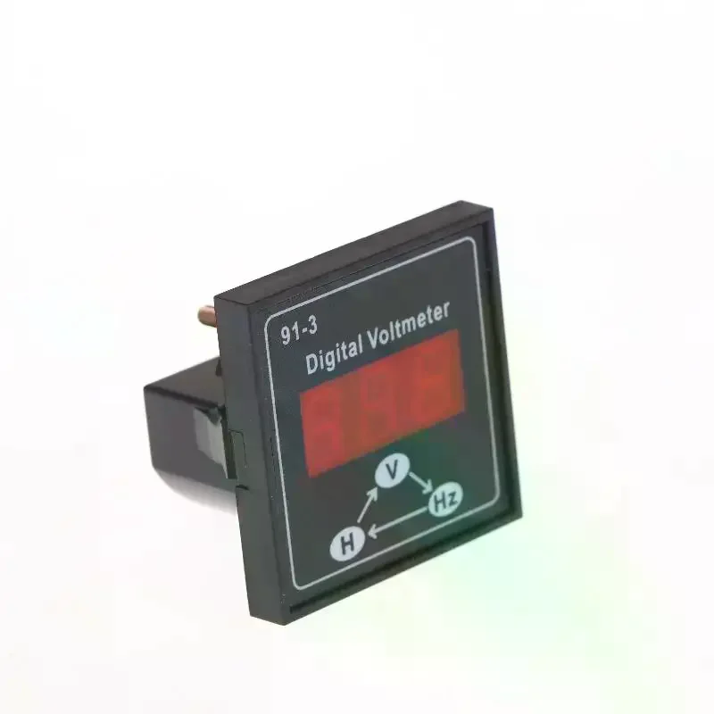 Diesel Generator's 91-3 LED Display Digital Voltmeter Designed for Single and Three Phase Units