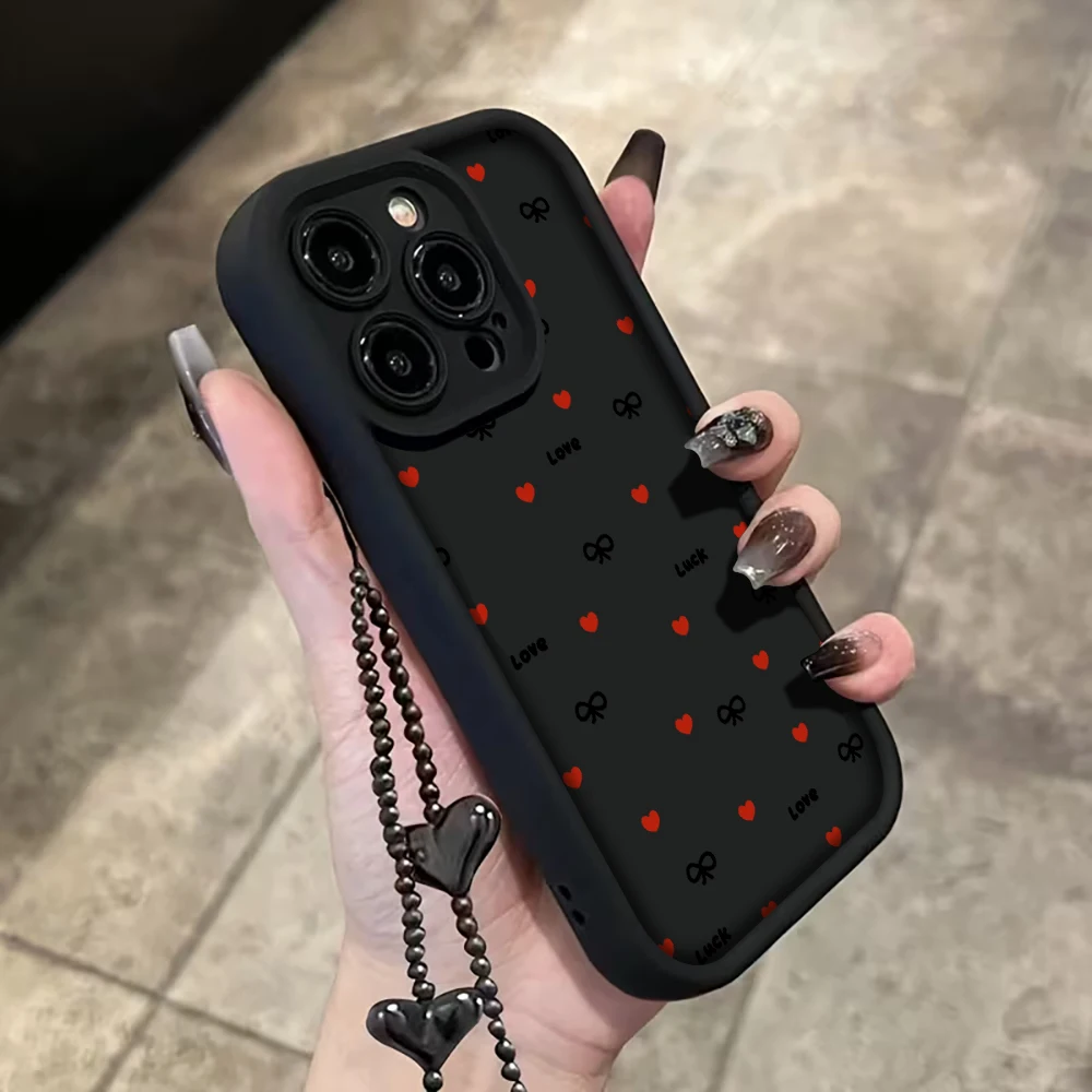 Für Samsung Galaxy S21 S25 S24 S23 S22 Ultra Plus FE Hülle Minimalismus-Print-Cover für A16 A15 A36 A54 A55 A56 mit Lanyard-Hülle – Detail 5