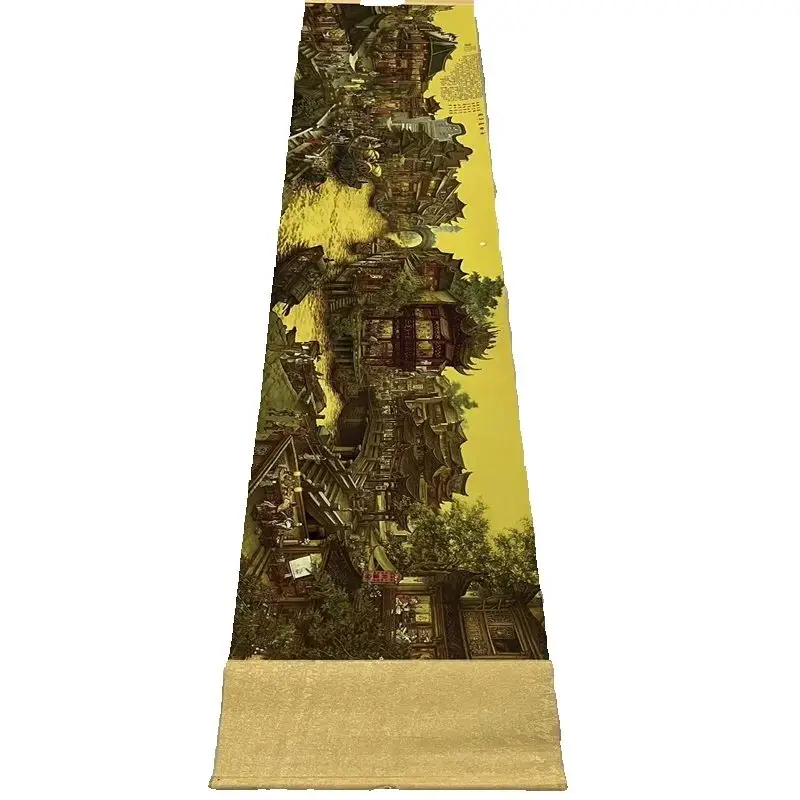 China Ancient Picture Paper,Character Painting,Zhang Xiaoyou's Old Dream in Nanxiang,  Long Scroll Paintin