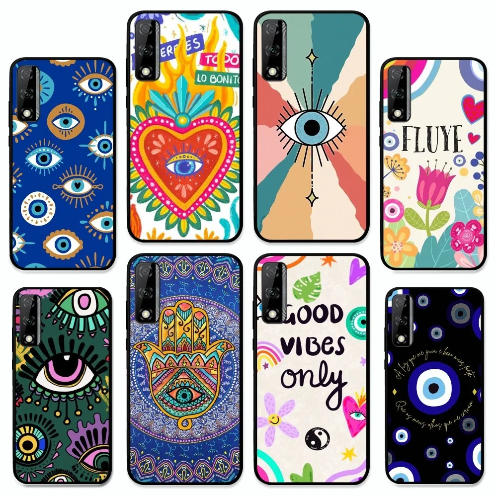 

Lucky Eye Blue Evil Eyes Phone Case For Huawei Y9 6 7 5 Prime Enjoy 7s 7 8 Plus 7a 9e 9plus 8E Lite Psmart Shell