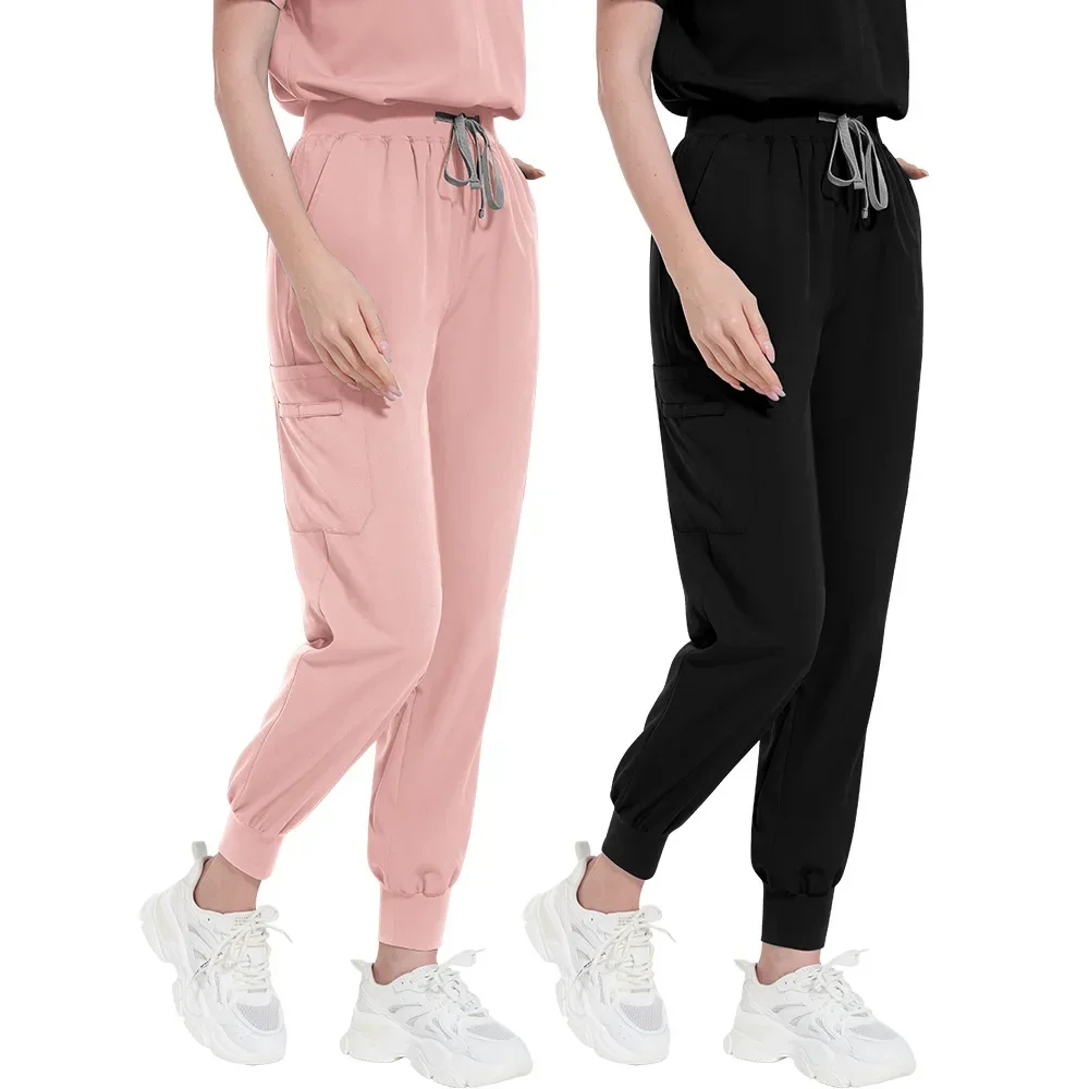 Scrub Joggers Nursing Articles Surgical Uniforms Woman Hospital Nurse Doctor Work Wear Lab Beauty Salon Pharmacy Scrubs Top+pant