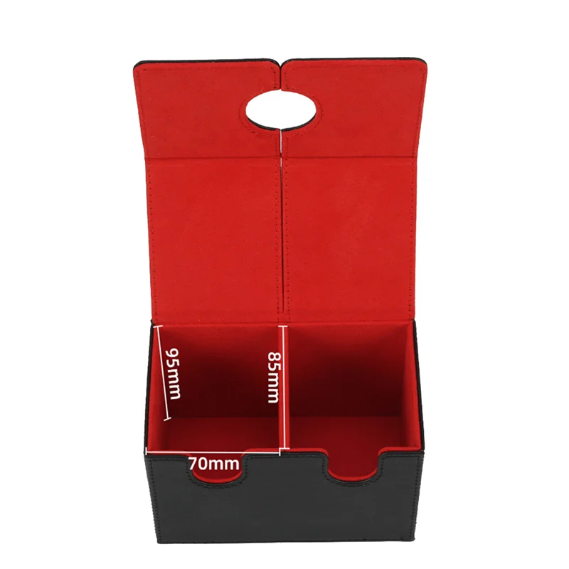 

Efficient Card Deck Case Magnetic Card Storage Box For Trading Cards Top Side-Loading Deck Case