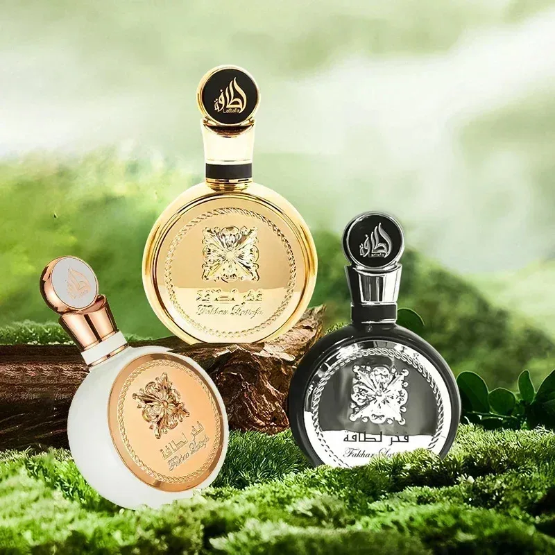 Подарочный набор Lattafa Fakhar Premium Oud 2025 Eau de Parfum & Body Mist 100 мл + дорожный спрей, роскошная коробка на бархатной подкладке с золотой фольгой Подарочный набор Lattafa Fakhar Premium Oud 2025 Eau de Parfum & Body Mist 100 мл + дорожный спрей, роскошная коробка на бархатной подкладке с золотой фольгой