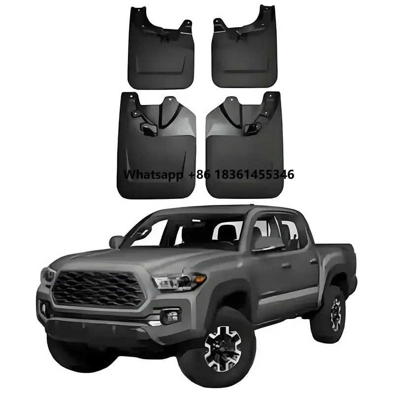 

For Tacoma 2022 High Quality Car Accessories PP+TPR Car Mudflaps Splasher Guards Mud guards Fender