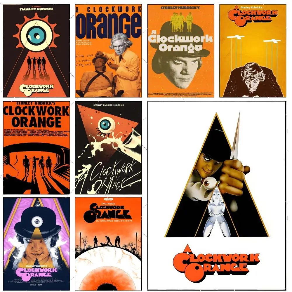 Dystopian Movie A-a C-clockwork O-orange Poster Premium Decor Art & Gift for Household Lounge Home Ornaments