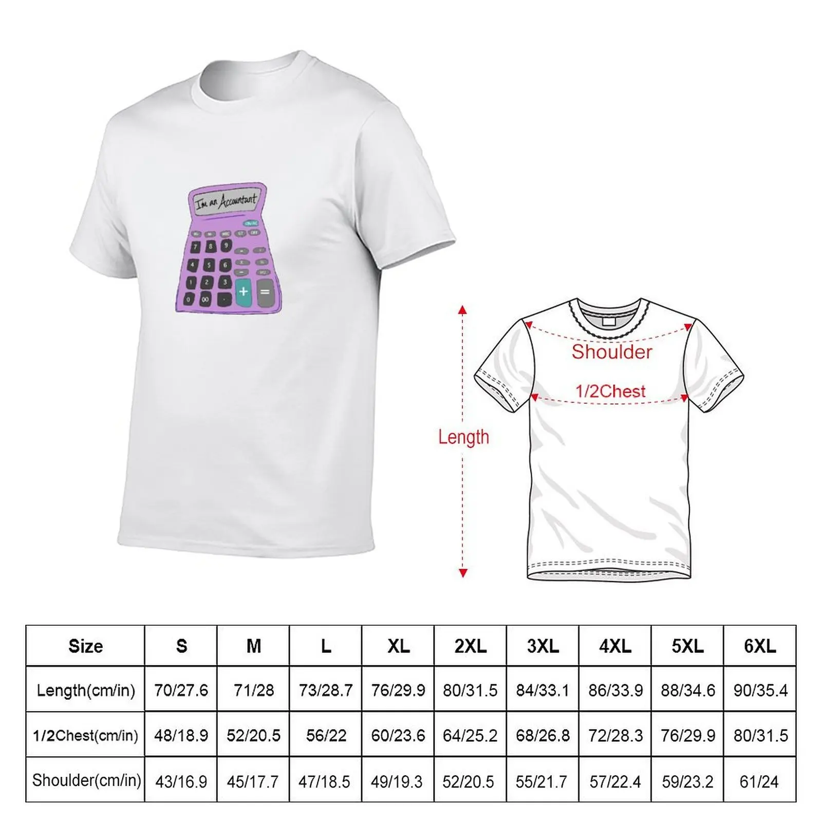 Official I'm An Accountant Pink Calculator Design T-Shirt boys animal print sports fans mens cotton t shirts