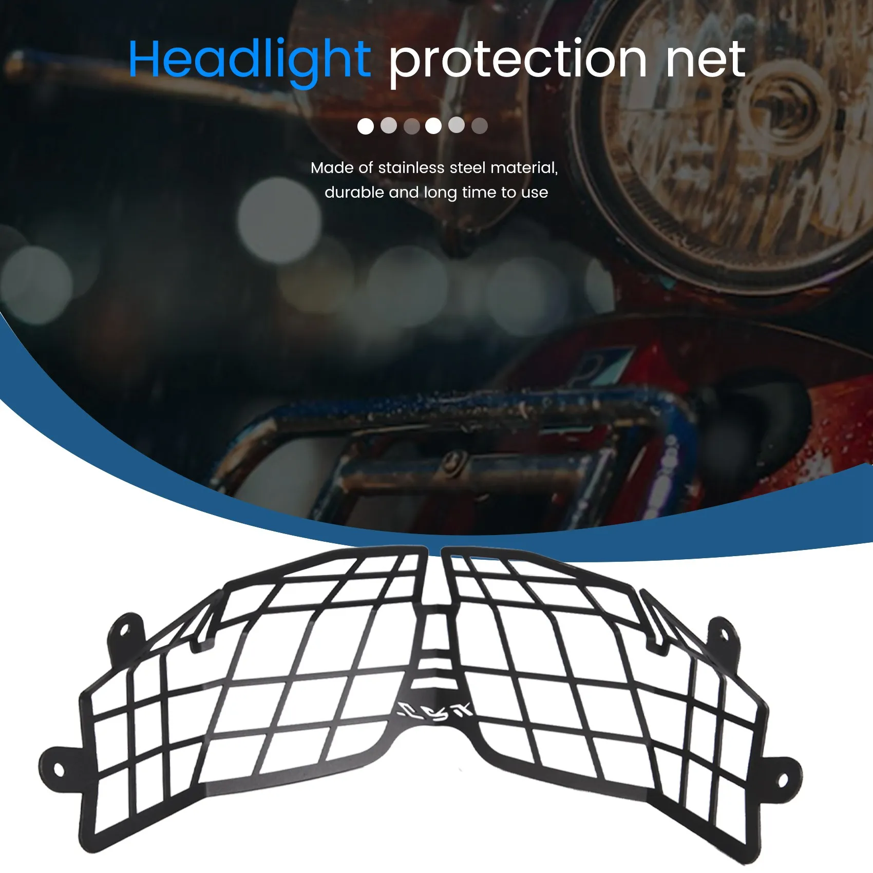 Best-Selling For 2018-2020 Benelli TRK502 Trk 502 Motorcycle Headlight Guard Protector Grille Covers Motorcycle Accessories