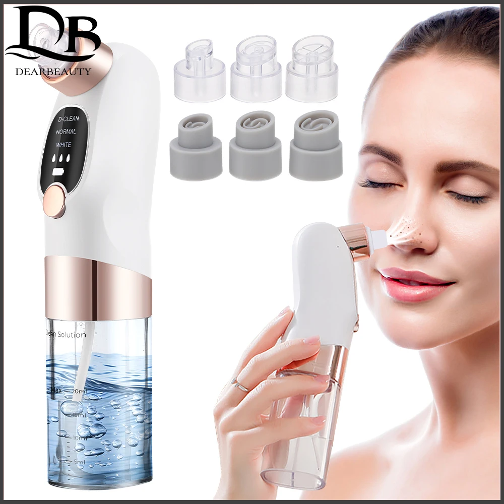 

Newly Upgraded Small Bubble Blackhead Remover Slant Screen Version Specially Designed For Different Skin Types USB Rechargeable