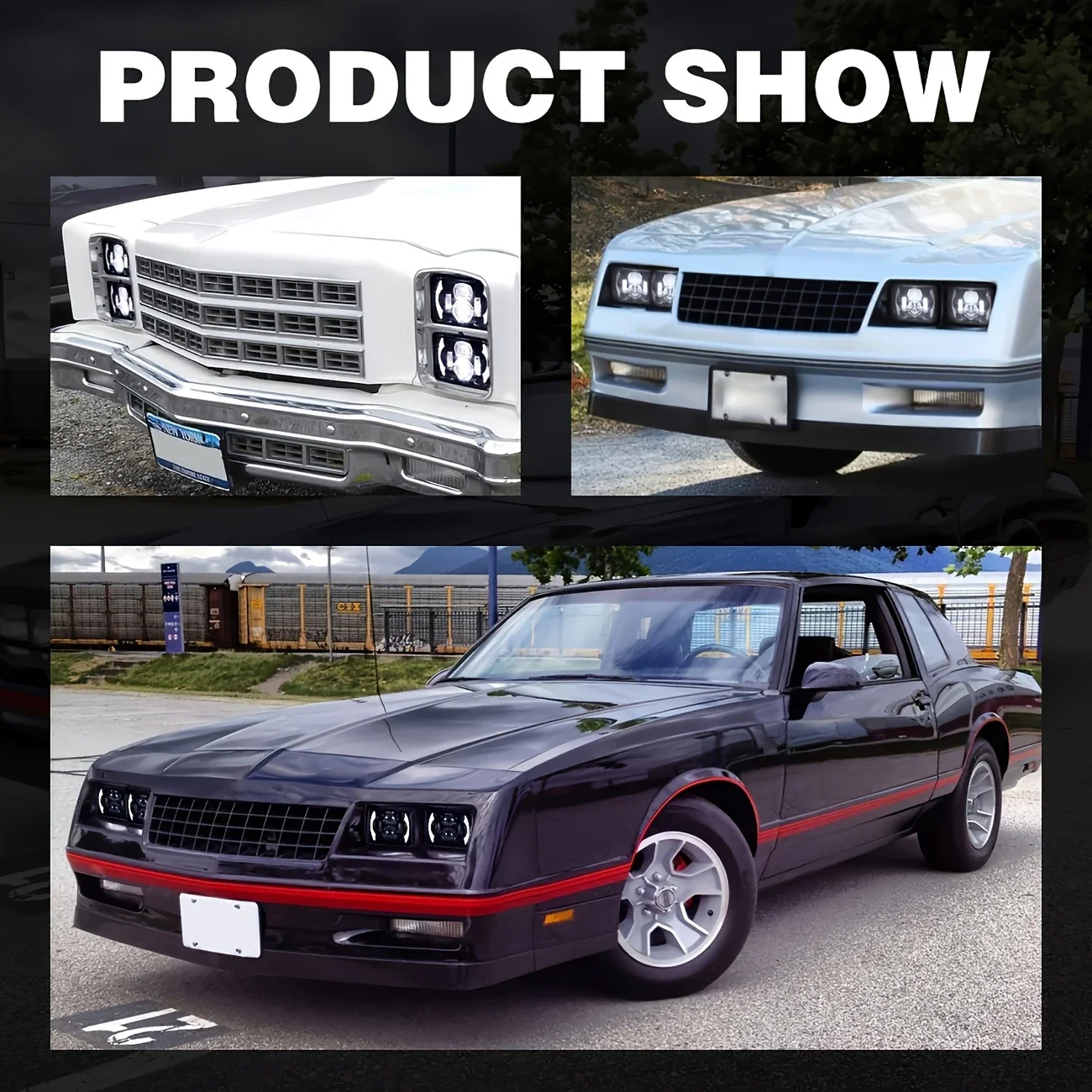 4X6 بوصة LED H4 المصابيح الأمامية العارض عالية منخفضة شعاع ضوء العمل 12 فولت 24 فولت ل H4651 H4652 H4656 H4666 سيارة شاحنة تحويل Offraod