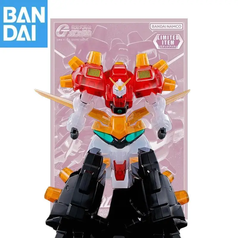

Bandai Namco Banpresto in stock Gundam Model 1/144 DEVIL GUNDAM CLEAR COLORI LIMITED ITEM Assembly PVC Figure Model toy gift