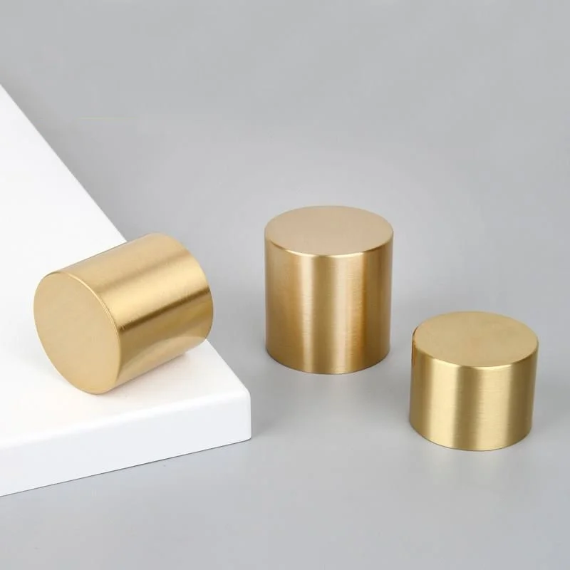 Brass Protective Cap Circular Sealed Bottom Metal Cover for Furniture Chair Sofa - Home Decor And Furniture Protection