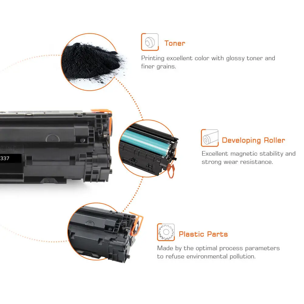 2x Canon 137 Toner Cartridge for CRG137 imageClass MF216n MF212w MF244dw MF227DW