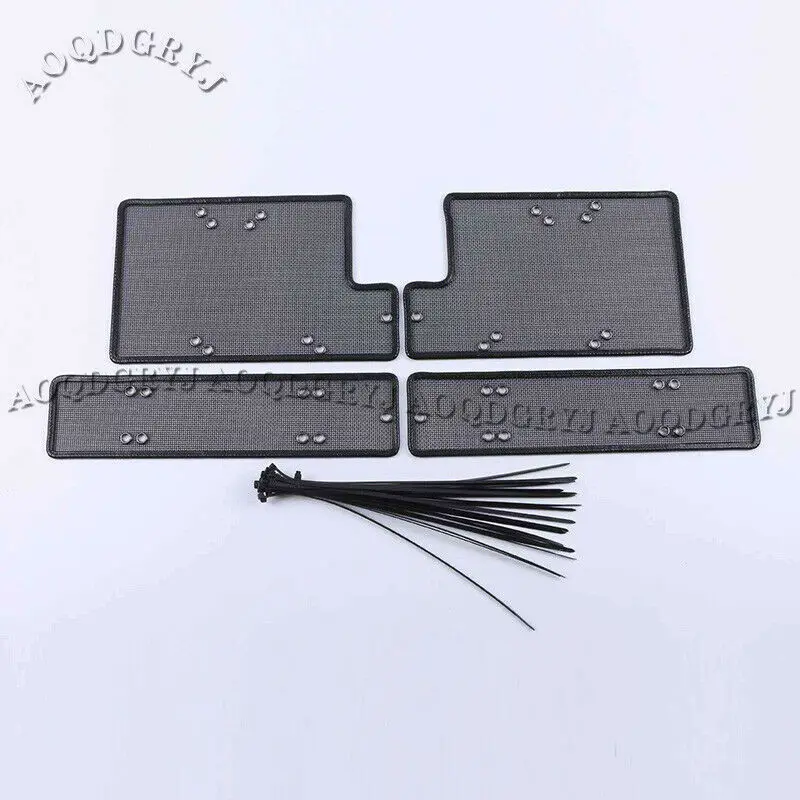 Front Mesh Bumper Grille Grid Inserts Insect Net For Toyota RAV4 2019 2023 2024 2025