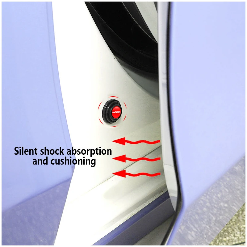 Car Door Shock Absorber Silicone Stickers Auto Accessories For Great Wall Haval F7 H6 H2 H3 H5 H7 H8 H9 M4 F7X F7H H2S Jolion