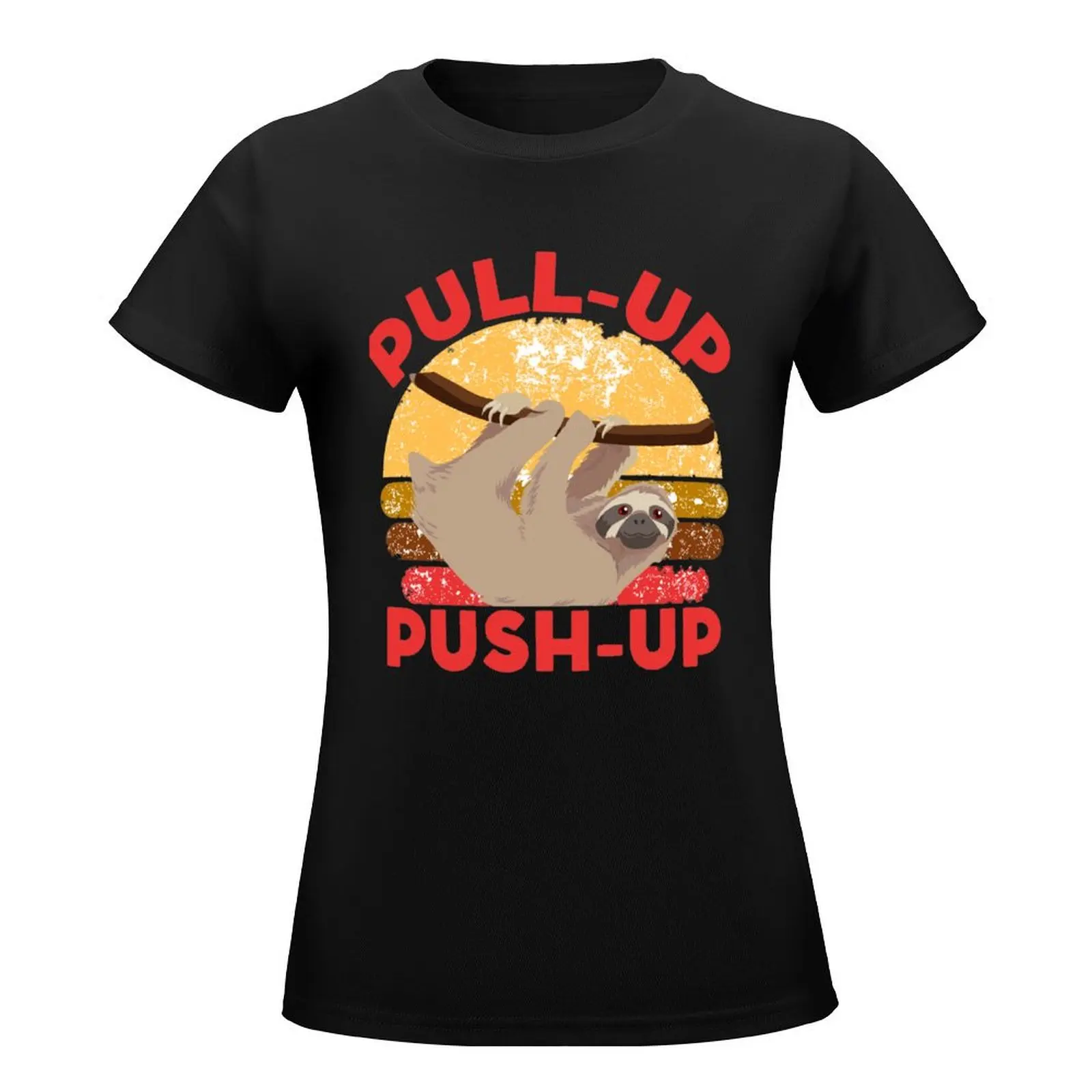 Pull-up Push-up AMRAP Crossfit Crossfit Funny T-Shirt lady clothes customizeds anime Woman clothing