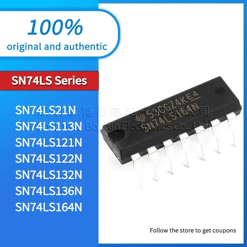 

SN74LS164N SN74LS136N SN74LS132N SN74LS122N SN74LS121N SN74LS113N SN74LS21N original genuine