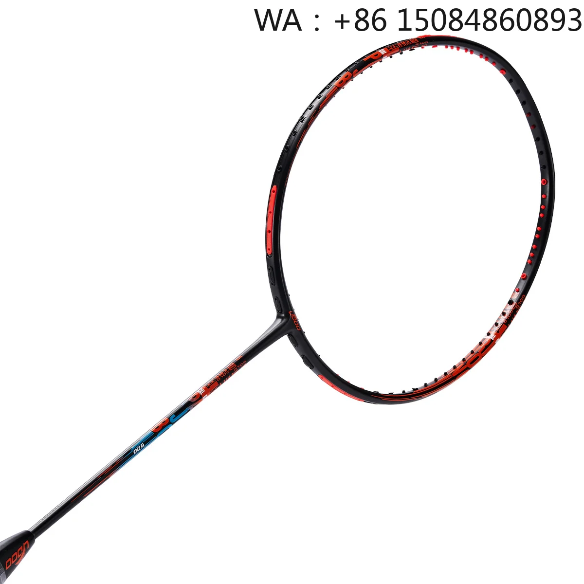 

AC900 Carbon fiber material badminton racket, 4-7U multi-level optional, high rigidity soft graphite frame for professional offe
