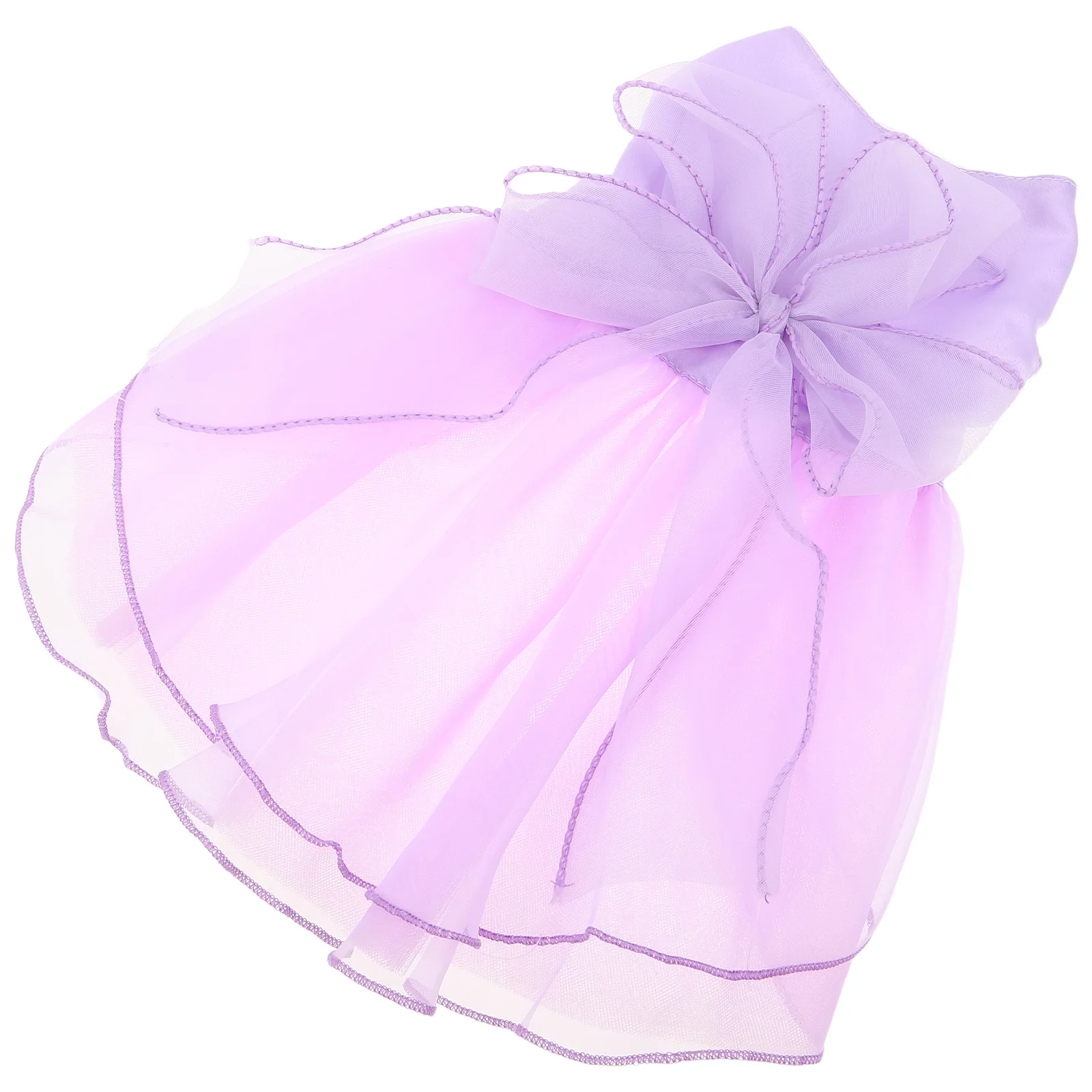 

Dog Wedding Apparel Purple Bowknot Princess Dress Tutu Skirt Pet Fancy Formal Clothes Holiday Party Outfit Purple Dog Dress