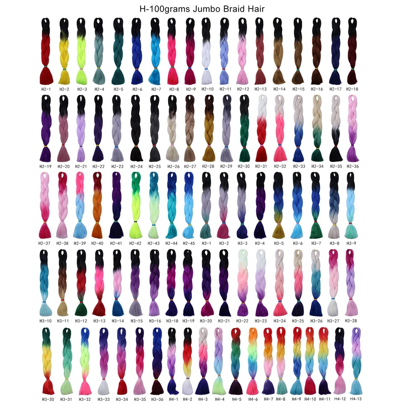 5 قطعة/الوحدة 24 بوصة جامبو أومبير جدائل شعر صناعية ملحقات ارتفاع درجة الحرارة صندوق الألياف الضفائر الشعر للفتيات والأطفال #5