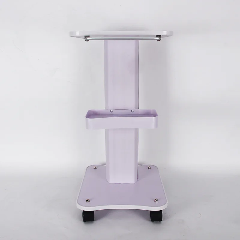 Beauty Instrument Push Cart with Small Bubbles - Small Push Cart Base - Beauty Salon Mobile Tool Cart - Storage Rack
