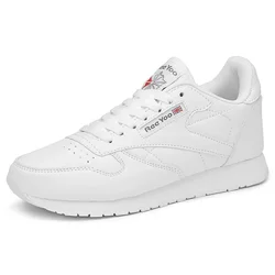 Chaussures de course coordonnantes à lacets pour hommes et femmes, baskets de couple, chaussures de sport en plein air, chaussures de marche pour hommes, blanc, noir, mode 2024