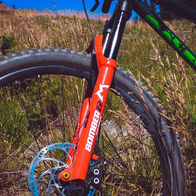 Front Fork Decals MTB Road Bicycle Stickers Racing Cycling DIY Protect Colorful Film Kit Bike Accessories