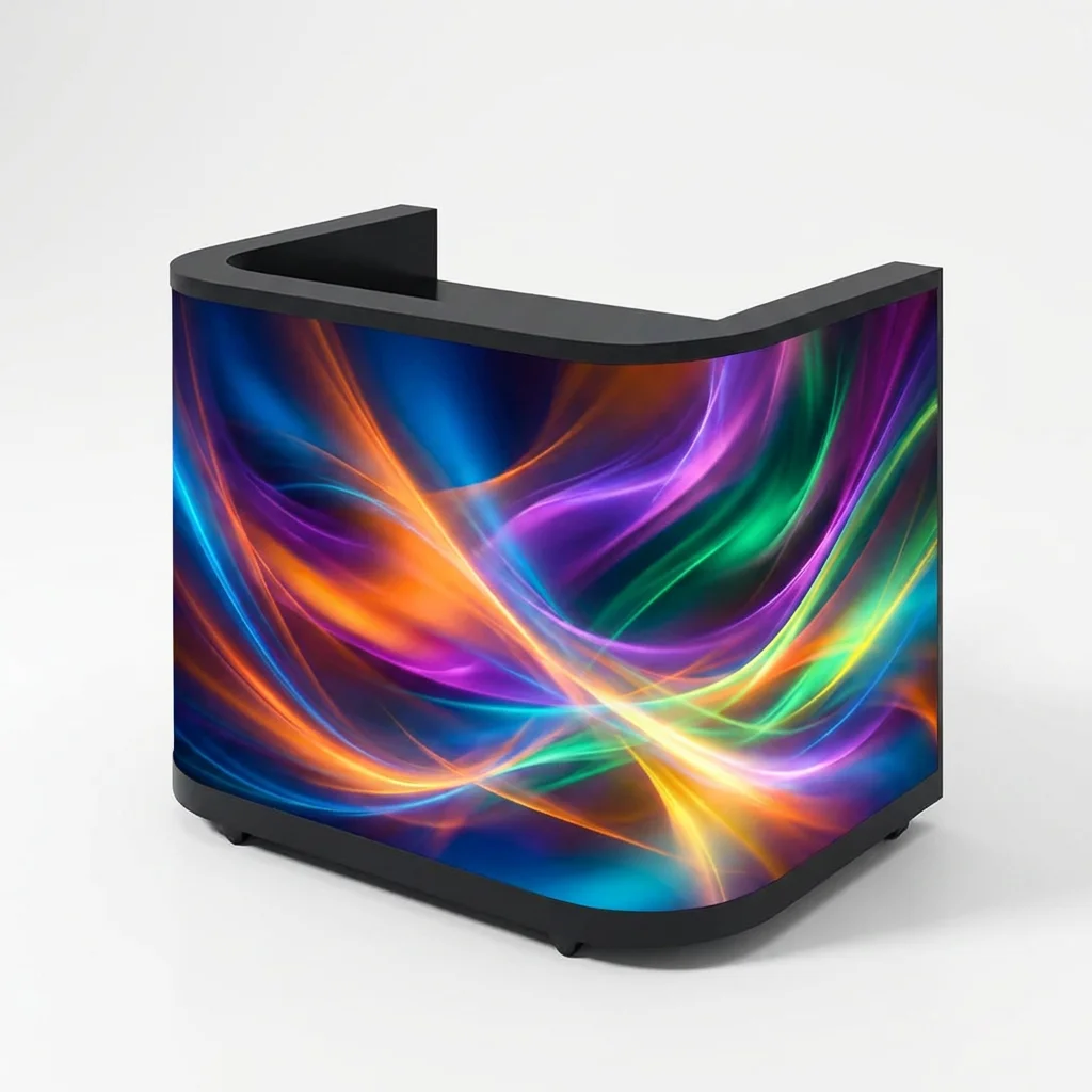 Dj Station Facade Desk Stand Table Portable Booth Led Video Wall Display Screen Dj Booth Portable DJ Console