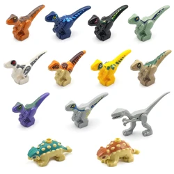 MOC Animal Building Blocks Dinosaurs Land animal Assembling Toy Street Scene Decorative Blocks Educational DIY Kid Toy Gift