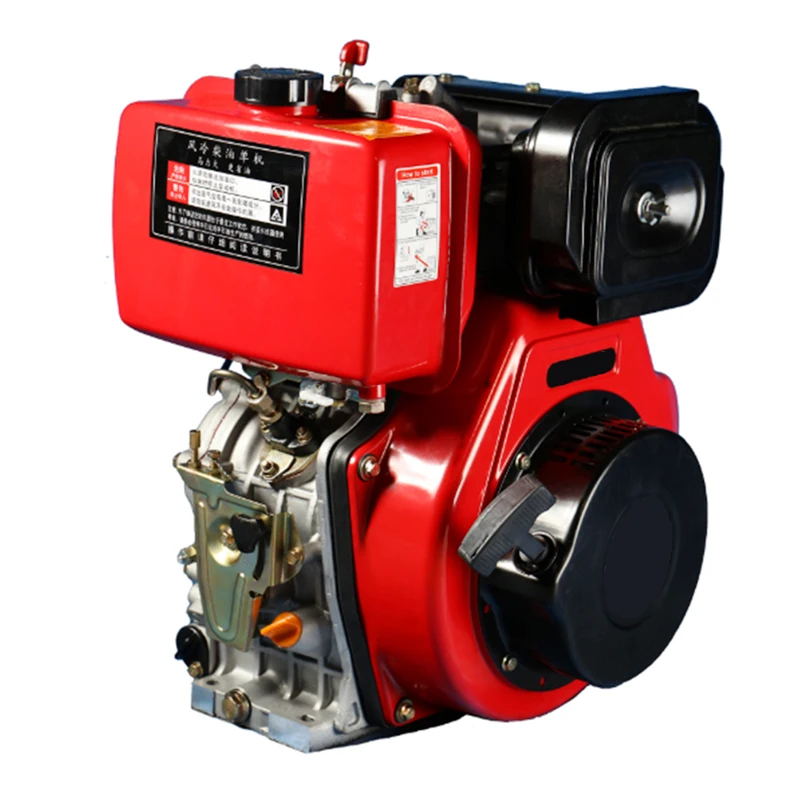 

D178FA Single Cylinder 4 Stroke 5.5hp Diesel Engine with Recoil Starter