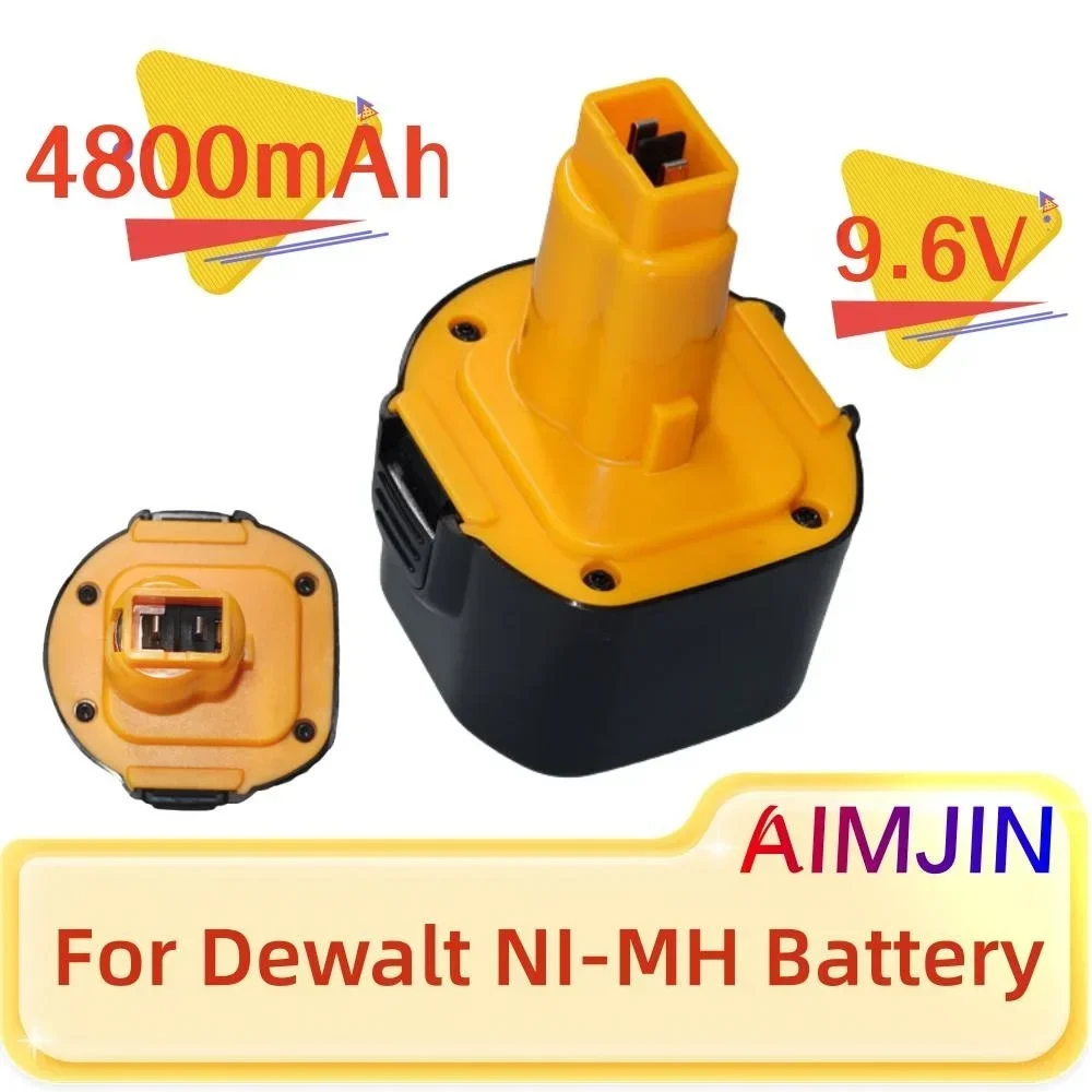 

For Dewalt 9.6V 4800mAh NI-MH Battery Rechargeable Power Tool Backup Portable Battery，For DE9061 DE9062 DW9061 DW9062 DE9036