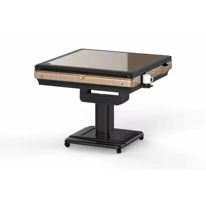 Newly Upgraded Automatic Mahjong Table Metal Folding Mahjong Table With Wheels Silent Automatic Mahjong Table