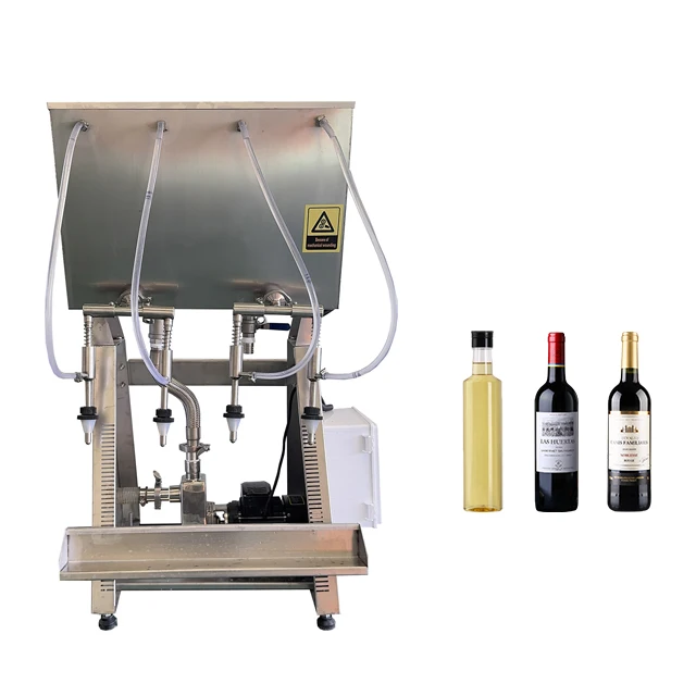 Semi-Auto Compact 1-5L Precision Volumetric Filler | Alcohol Beverage Equipment for Wine/Vodka/Water Bottling