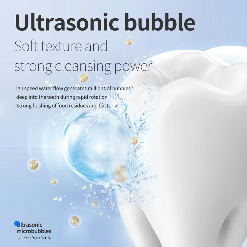 Portable Travel Water Flosser Rechargeable Oral Irrigator Teeth Clean Device IPX7 Dental Spa Jet 3 Modes 230mL Tank 5 Nozzles view 4